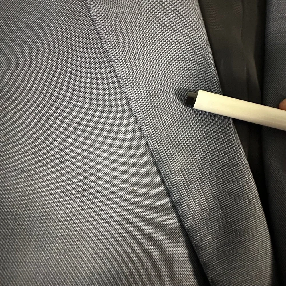 Ermenegildo Zegna Saks Fifth Avenue Blazer Mens 42 Grey Traveller Wool 2 Button